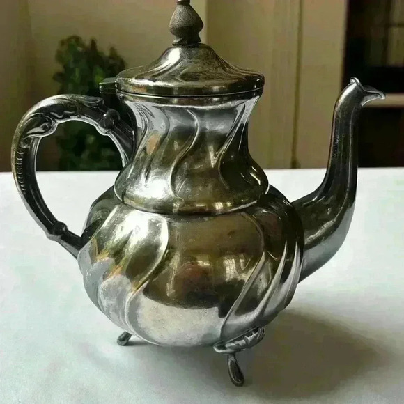Vintage Gefion Coffee/Tea Pot Silverplate/Silver Plate - Picture 6 of 11
